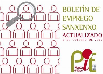 Boletín de emprego actualizado 8 de outubro 2026