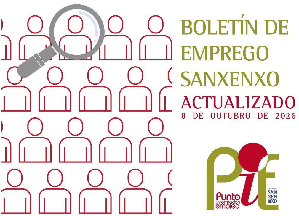 Boletín de emprego actualizado 8 de outubro 2026