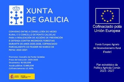 Convenio entre Medio Rural e o Concello de Ponte Caldelas para accións de prevención e defensa contra os incendios forestais