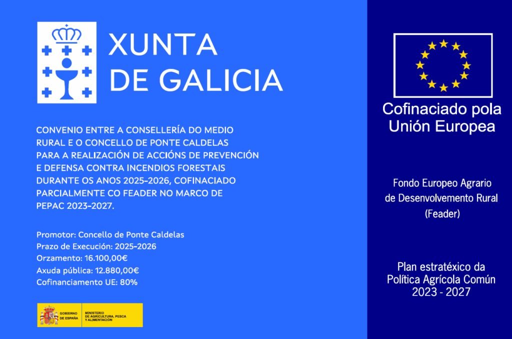 Convenio entre Medio Rural e o Concello de Ponte Caldelas para accións de prevención e defensa contra os incendios forestais