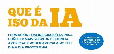 Marín abre a inscrición en catro formacións en liña e gratuítas sobre intelixencia artificial e comunicación dixital