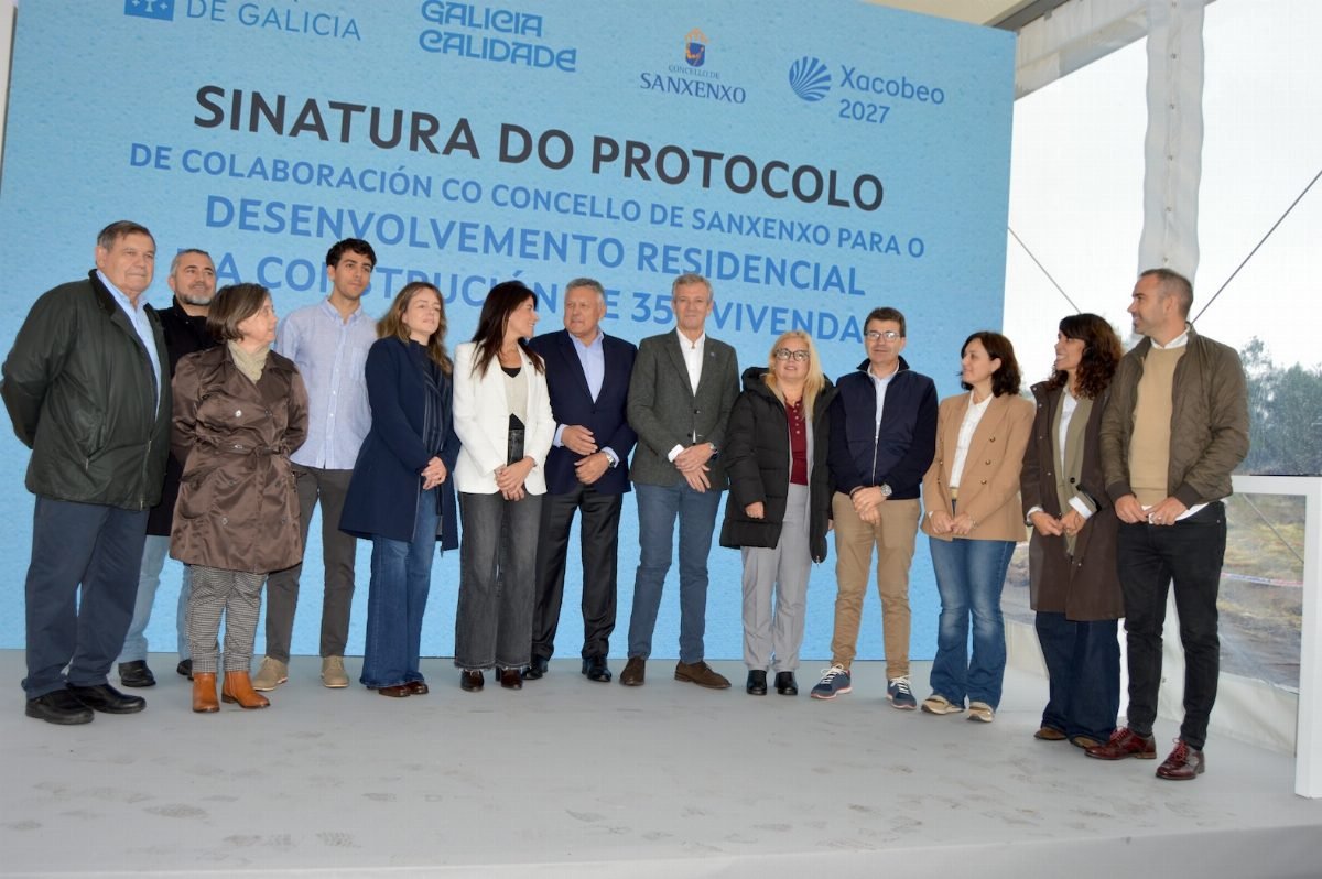 O Concello de Sanxenxo cede á Xunta un solo de 85.621 M² en Vilalonga para construír 350 vivendas públicas