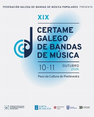 O XIX Certame Galego de Bandas de Música reunirá esta fin de semana en Pontevedra 1.000 músicos de Galicia e Portugal