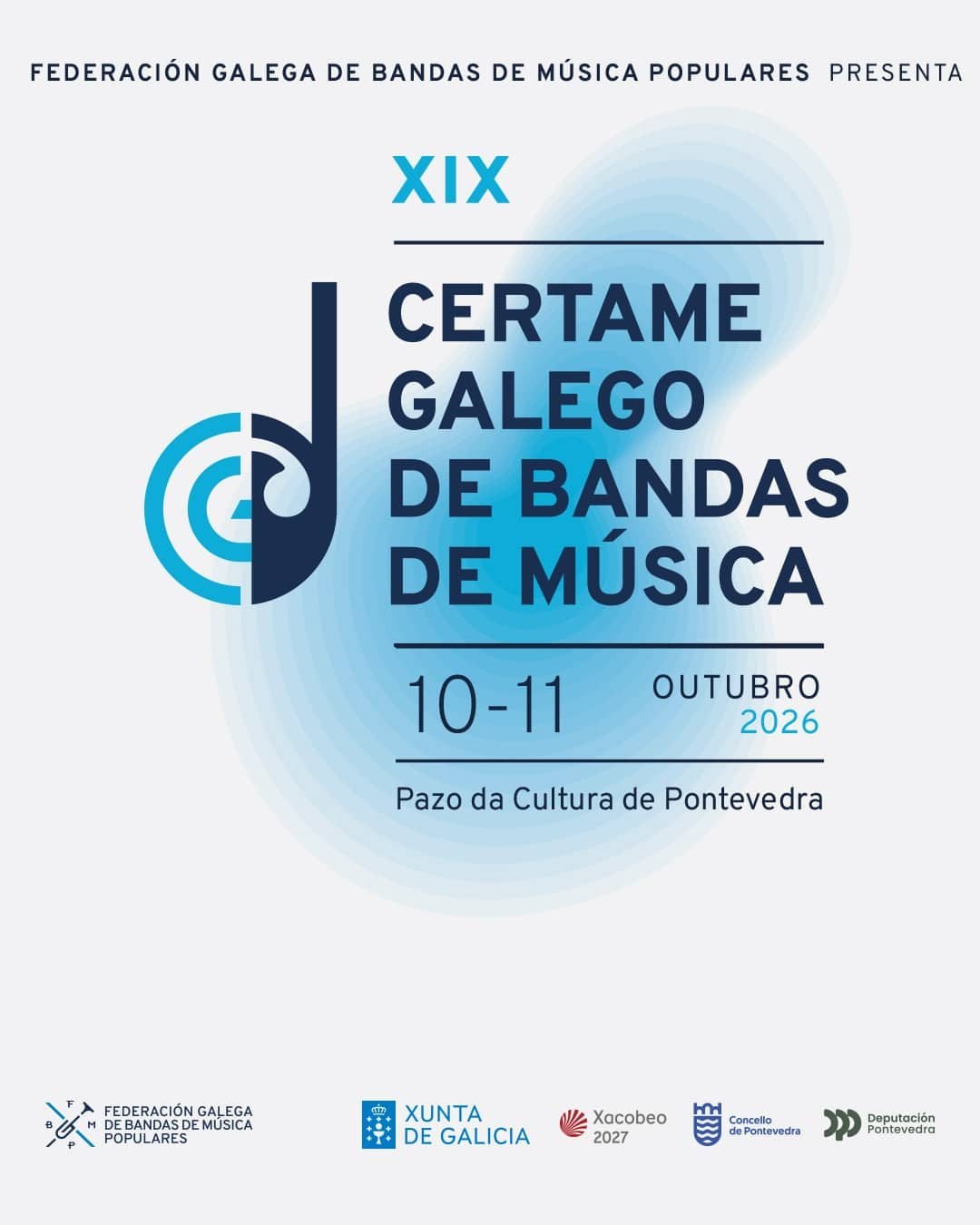 O XIX Certame Galego de Bandas de Música reunirá esta fin de semana en Pontevedra 1.000 músicos de Galicia e Portugal