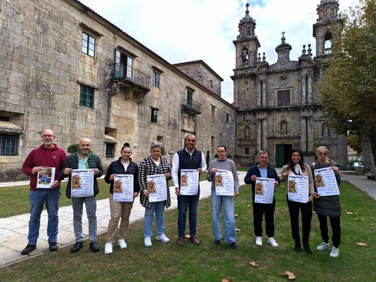 Poio celebra a tradición dos magostos con dez citas e preto de 1.000 quilos de castañas