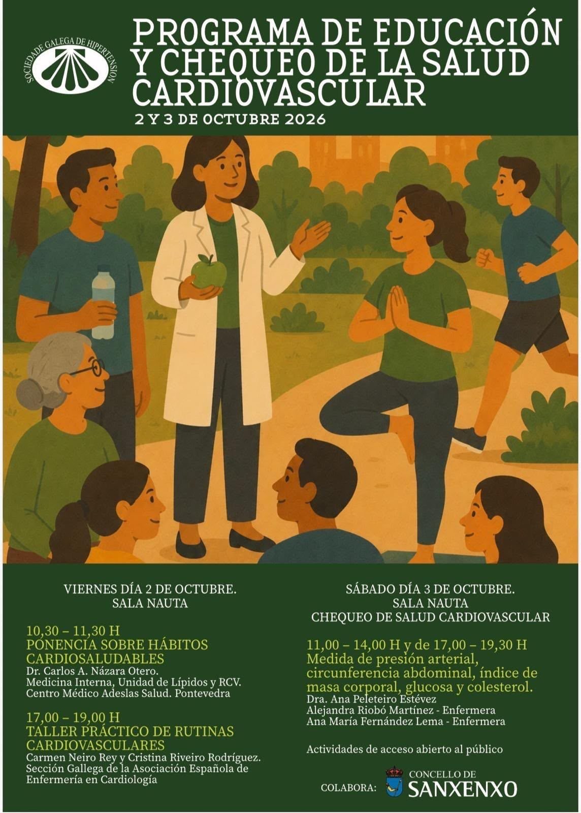Sanxenxo convértese esta fin de semana na capital da saúde cardiovascular